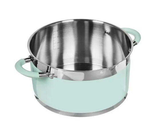  Кастрюля LARA LR02-545 Mint нерж 7,2л 