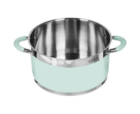  Кастрюля LARA LR02-545 Mint нерж 7,2л 