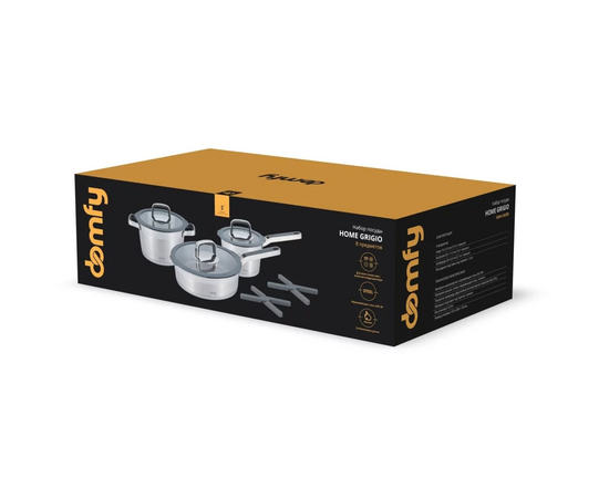  Набор посуды Domfy DKM-CW208 Home Grigio 