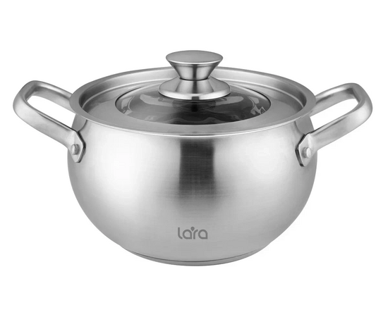  Кастрюля LARA LR02-264 Токио нерж 