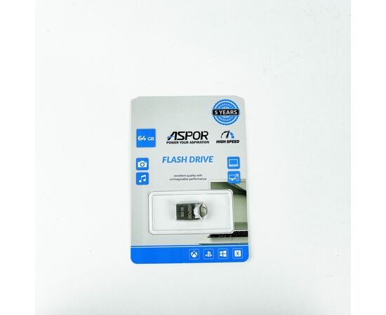  Flash Drive 64G USB  3.0 Aspor PK_TG106 (металл) нс 