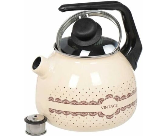  Чайник APPETITE Vintage 4с209я эмалированный 3,0л со свистком 