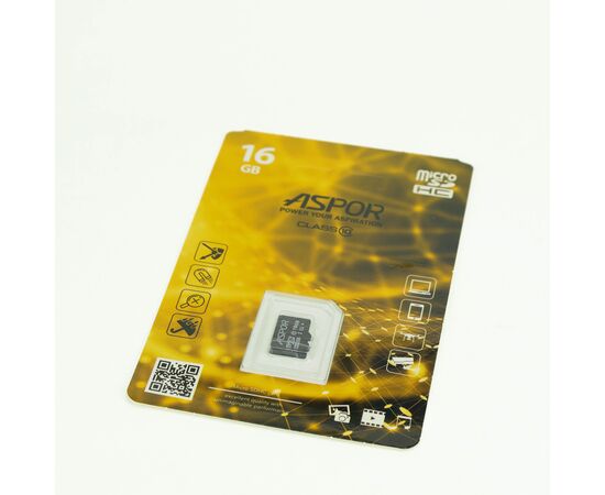  Карта памяти Aspor microSDHC 16GB Class10 UHS-I нс 