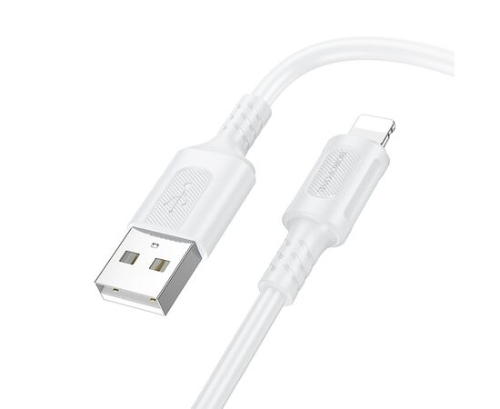  Кабель USB - Apple lightning Borofone BX111 Feliz 100см 2,4A  (white) (235099) 