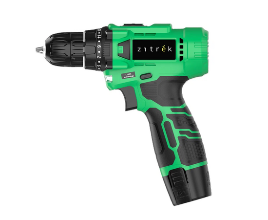  Дрель-шуруповерт Zitrek Green Li Plus (083-1021) аккуммуляторный с АКБ и ЗУ 