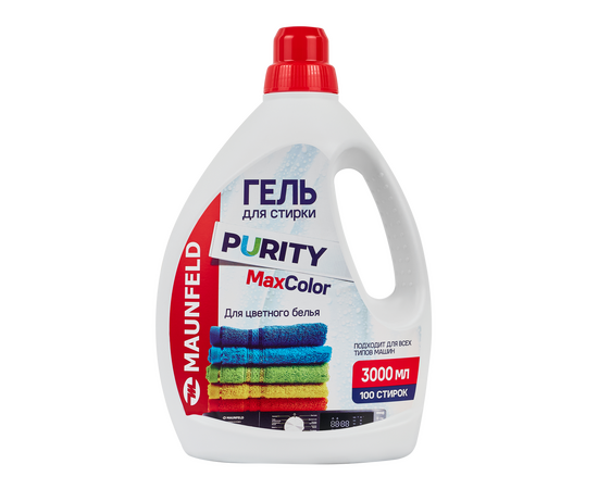  Гель для стирки Maunfeld MWL3000PC Purity Max color 3000мл 