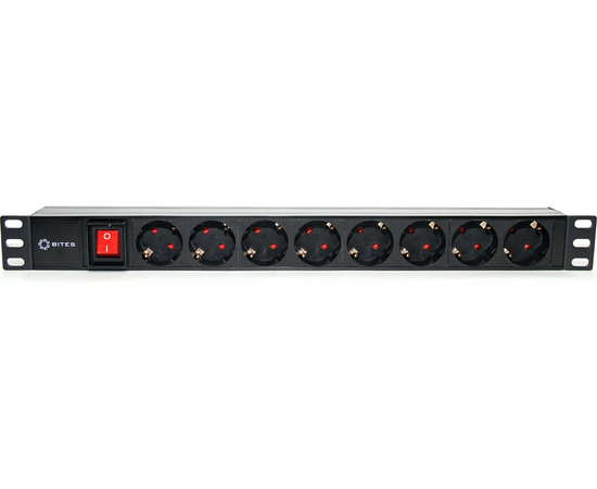  Блок розеток 5bites PDU819P-08 8S/PVC/Switch/1U/19" 