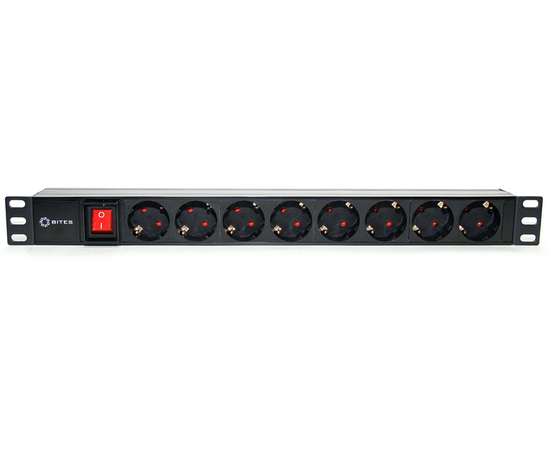  Блок розеток 5bites PDU819P-08 8S/PVC/Switch/1U/19" 