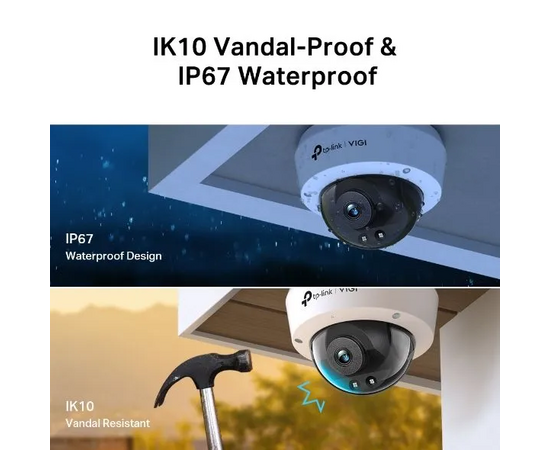  Камера видеонаблюдения IP TP-Link Vigi C220I 2.8-2.8мм цв. корп. белый/черный 