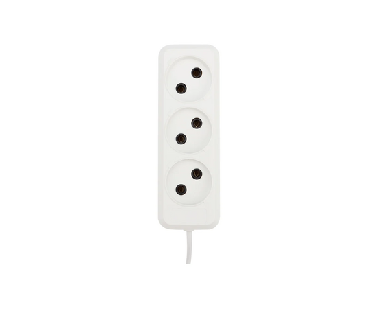 Удлинитель Rexant 11-8736 3 гнезда, 7м, 2х0,75мм², б/з, белый 
