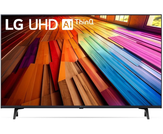  43" Телевизор LG 43UT80006LA.ARUB черный 3840x2160, 4K Ultra HD, 60 Гц, Wi-Fi, Smart TV, WebOs 