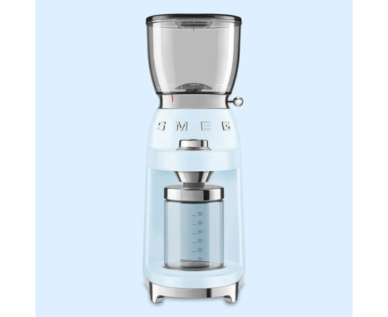  Кофемолка SMEG CGF11PBEU пастельно-голубой 