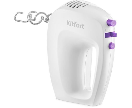  Миксер Kitfort КТ-3071-1 белый/фиолетовый 