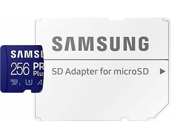  Карта памяти Samsung EVO Plus microSDXC 256G MB-MC256SA/CN, U3, 160M 