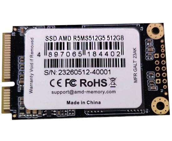 SSD AMD Radeon R5MS512G5 512GB mSATA 3D Nand Retail 