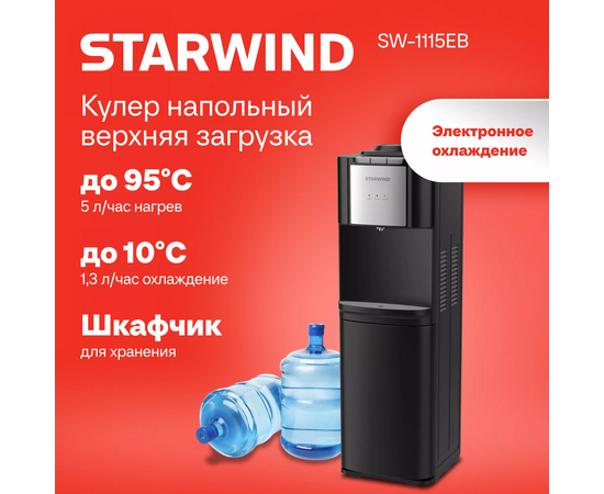  Кулер StarWind SW-1115EB черный 
