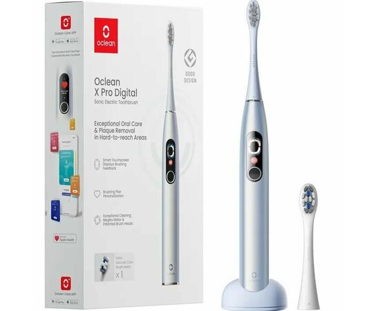  Электрическая зубная щетка Oclean X Pro Digital Серебрянный 