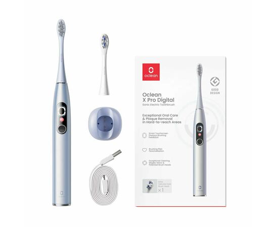 Электрическая зубная щетка Oclean X Pro Digital Серебрянный 