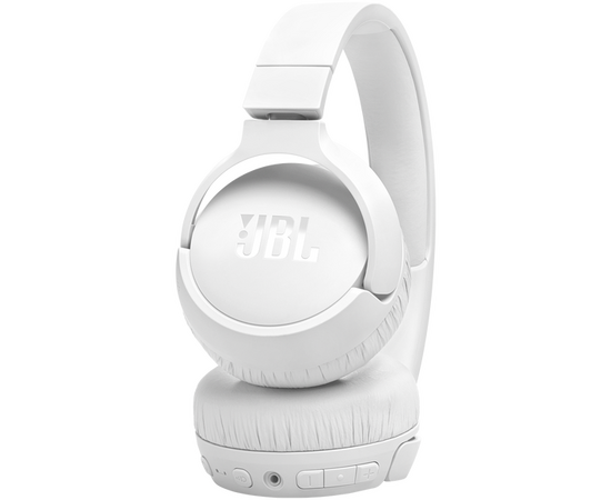  Наушники беспроводные JBL TUNE 670NC белые (bluetooth, 40 мм, JBLT670NCWHTCN) 
