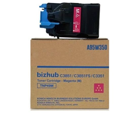 Тонер Konica Minolta TNP-49M A95W350 красный 