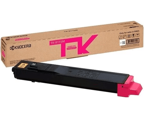  Тонер-картридж Kyocera 1T02P3BNL0 TK-8115M 6 000 стр. Magenta для M8124cidn/M8130cidn 