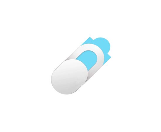  Шторка для веб-камер универсальная, для смартфона, для ноутбука, для планшета, белый 1шт 