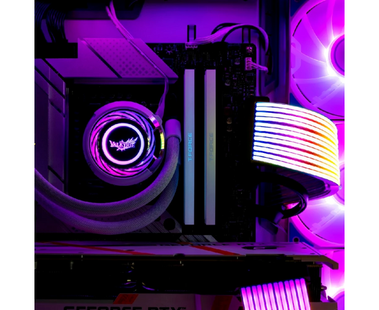  СВО Valkyrie Jarn 420 ARGB White (C420W-RGB) / 3x140mm ARGB fans, 500-2150RPM, 105CFM, 32.2dBA, 300W TDP 