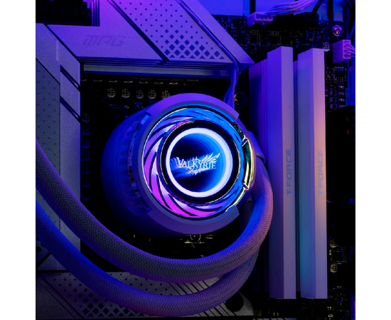  СВО Valkyrie Jarn 420 ARGB White (C420W-RGB) / 3x140mm ARGB fans, 500-2150RPM, 105CFM, 32.2dBA, 300W TDP 