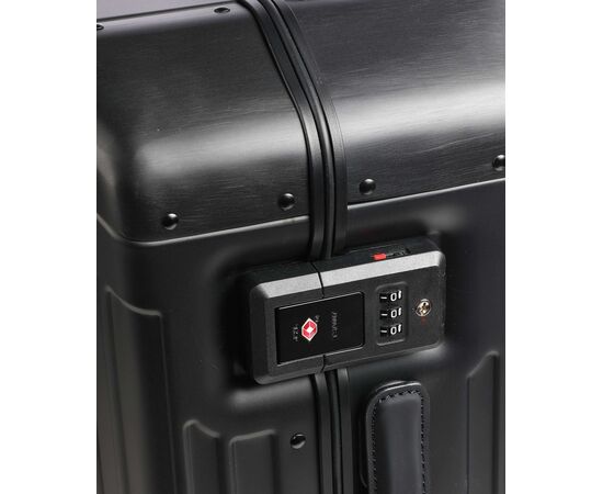  Чемодан Piquadro Alu BV4425ALUS/N черный 40х55х20 см, 4.590кг 
