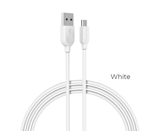  Дата-кабель BOROFONE BX14 LinkJet micro 2м (белый) 