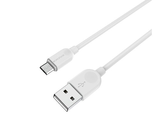  Дата-кабель BOROFONE BX14 LinkJet micro 2м (белый) 