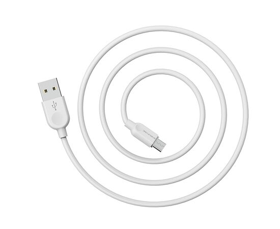  Дата-кабель BOROFONE BX14 LinkJet micro 2м (белый) 
