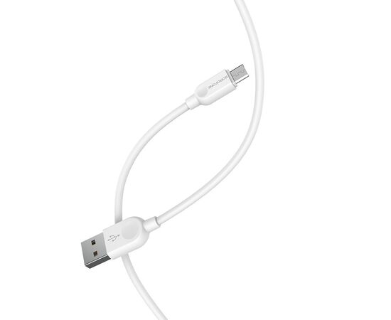  Дата-кабель BOROFONE BX14 LinkJet micro 2м (белый) 