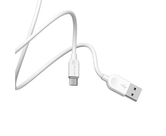  Дата-кабель BOROFONE BX14 LinkJet  micro 3м (белый) 