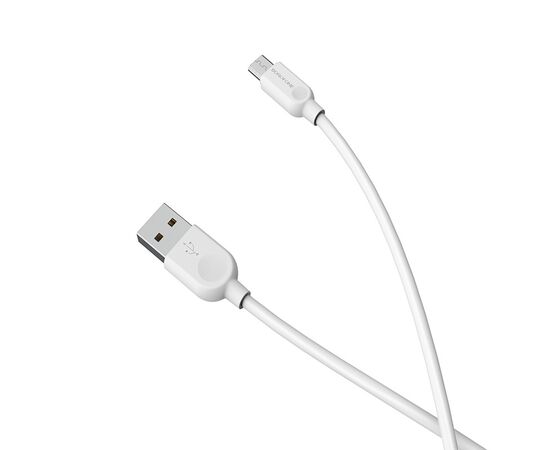  Дата-кабель BOROFONE BX14 LinkJet  micro 3м (белый) 