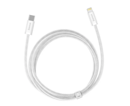  Дата-кабель Baseus Dynamic (CALD000002) Fast Charging Type-C to iP 20W 1m White 