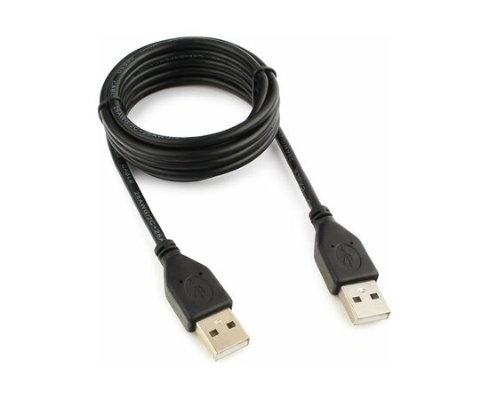  Кабель Cablexpert CCP-USB2-AMAM-6 USB 2.0 Pro, AM/AM, 1.8м, экран, черный, пакет 