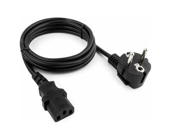  Кабель питания Cablexpert PC-186-VDE Schuko- C13 VDE 10А 1.8м черный 