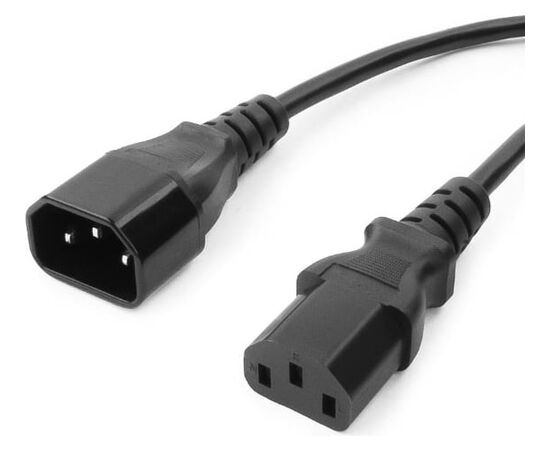  Кабель питания Cablexpert PC-189 сист.блок-монитор C13-C14 6А 1.8м черный 
