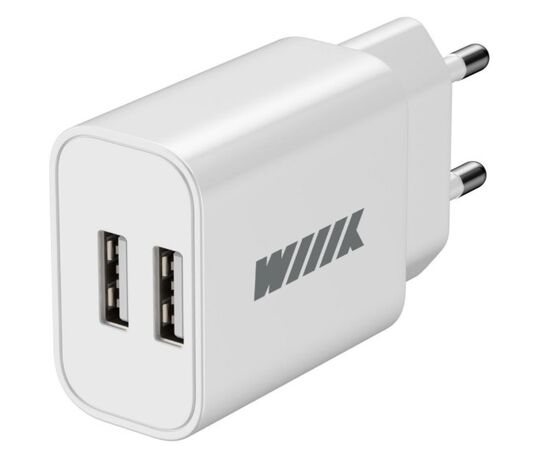  СЗУ Wiiix UNN-1-2-01 2.4A универсальное (белый) 