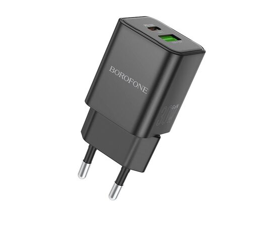  СЗУ BOROFONE BN14 Royal PD30W+QC3.0 charger(EU) (черный) 