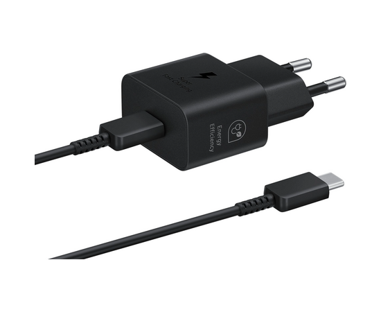  СЗУ Samsung 25W Power Adapter Type-C + cable (черный) 