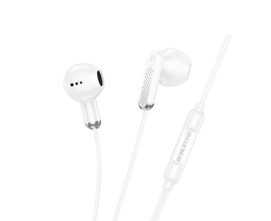  Проводные наушники с микрофоном вкладыши Borofone BM89 Surpass Jack 3,5  (white) (225532) 