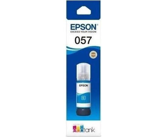  Чернила Epson 057 C13T09D298 голубой 70мл для Epson L18050 