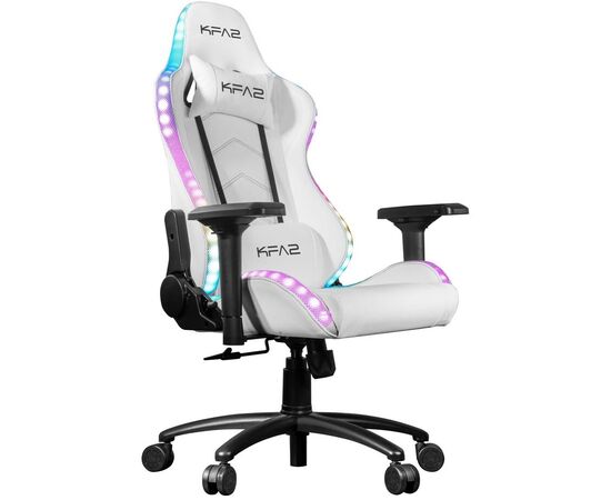  Кресло игровое KFA2 Gaming Chair 01 RGB SE (RK02P4DWY2) White With RGB remote control 