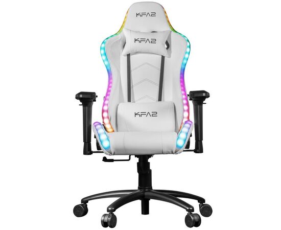  Кресло игровое KFA2 Gaming Chair 01 RGB SE (RK02P4DWY2) White With RGB remote control 