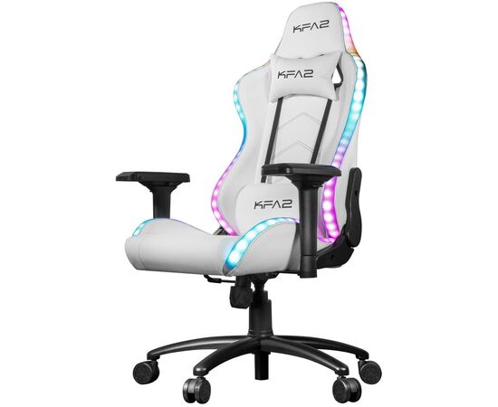  Кресло игровое KFA2 Gaming Chair 01 RGB SE (RK02P4DWY2) White With RGB remote control 