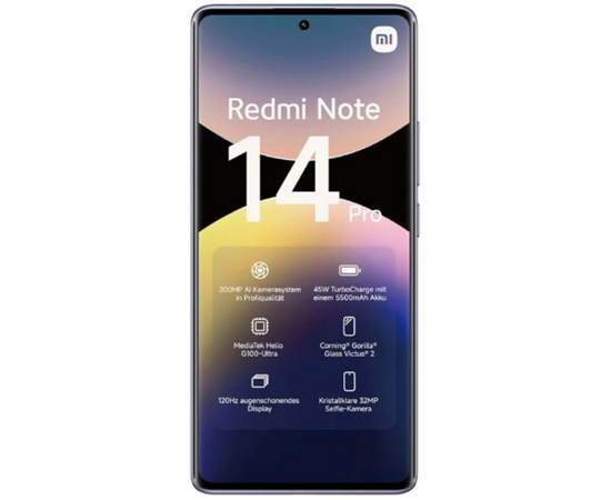  Смартфон Xiaomi Redmi Note 14 Pro 12/256Gb Aurora Purple РСТ 