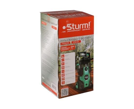  Мойка высокого давления Sturm! PW9225I 2700Вт,190 бар, ШВД-7м 