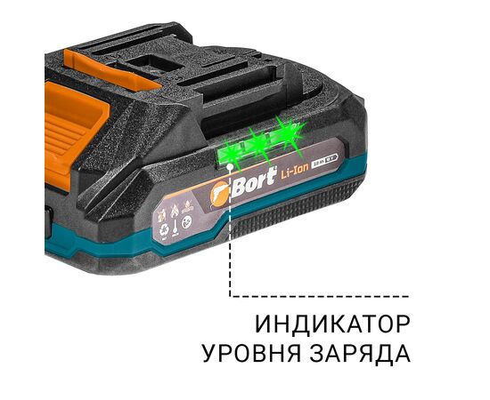  Дрель-шуруповерт BORT BAB-21S с акк и ЗУ 